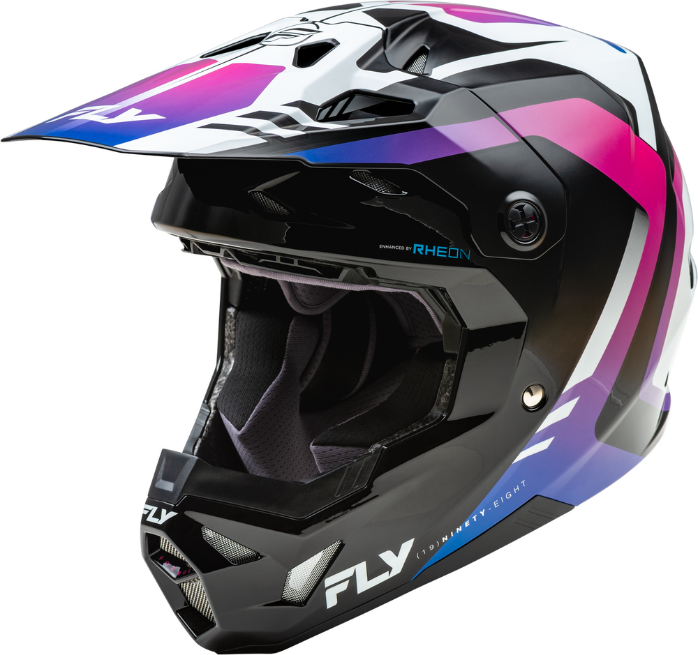fly graffix motorcycle helmet Racing Default Full Face 100% UVA/B protection up to 400 nanometers Fly Racing 2026 Kinetic Crest