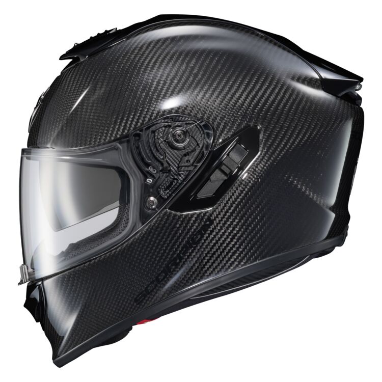 scorpion exo 750 air helmet and is available in a black color EXO-R1 Air Carbon Helmet