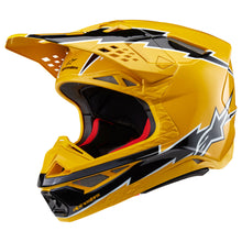 Load image into Gallery viewer, Alpinestars ALPINESTARS SUPERTECH S-M10 AMPRESS HELMET BLACK/ORANGE GLOSSY MIPS