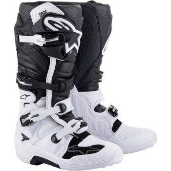 ALPINESTARS TECH 7 BOOTS WHITE / BLACK