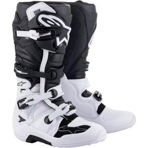 ALPINESTARS TECH 7 BOOTS WHITE / BLACK